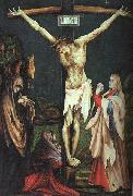  Matthias  Grunewald The Small Crucifixion oil on canvas